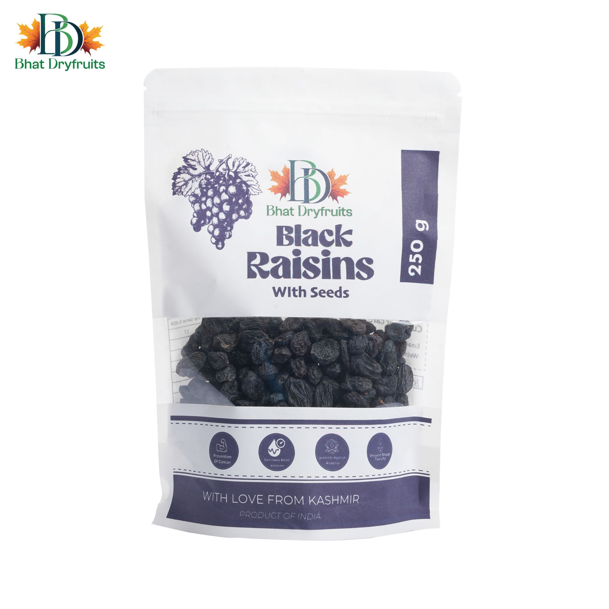 Picture of Black Raisins with seed